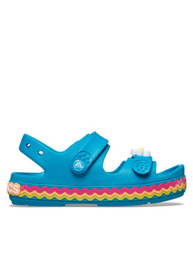 Crocs Sandále Crocs Kids’ Crocband Cruiser Ricrac Sandal 211028 Modrá