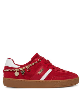 Guess Сникърси Guess FLTNAO SUE12 Червен