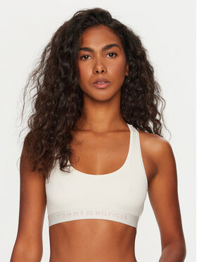 Tommy Hilfiger Tommy Hilfiger Top de sujetador UW0UW05498 Écru