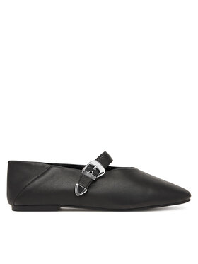 Tommy Jeans Ballerinas Tommy Jeans Tjw Ballerina Nappa Leather EN0EN03043 Schwarz