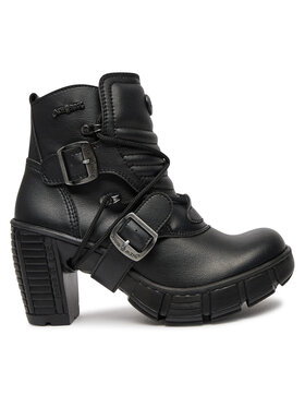 NEW ROCK Šnurovacia obuv NEW ROCK M-TRCASCO004-V2 Čierna