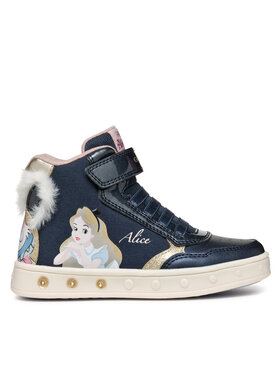 Geox Sneakersy Geox J Skylin Girl J468WG 011KN C4256 M Tmavomodrá