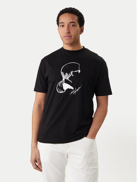 KARL LAGERFELD KARL LAGERFELD Camiseta 755146 562224 Negro Loose Fit