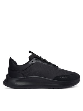 Calvin Klein Sneakers Calvin Klein Light Eva Runn Laceup Aop HM0HM02343 Nero