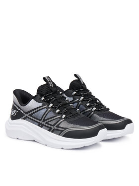 Skechers Sneakers Skechers Microspec Velocity - Grid-Shift 404220L/BKSL Negru