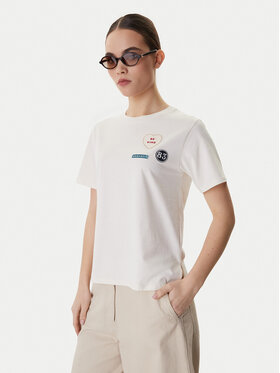 Weekend Max Mara Weekend Max Mara Camiseta West 2615971041 Écru Regular Fit
