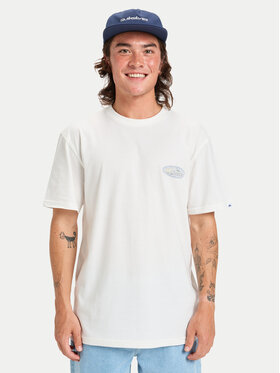 Quiksilver Quiksilver Camiseta Evo Border Lines EQYZT08191 Blanco Regular Fit