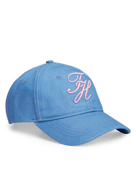 Tommy Hilfiger Kepurė su snapeliu Tommy Hilfiger Logo Embroidery Baseball Cap AW0AW18338 Mėlyna