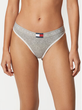 Tommy Hilfiger Tommy Hilfiger Tangas UW0UW06581 Gris claro
