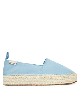 Calvin Klein Jeans Espadrilles Calvin Klein Jeans Platform Espadrille Ml Cs YW0YW01871 Gaiši zils