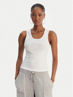 Juicy Couture Juicy Couture Top Thin Strap JCWLV126308 Blanco Slim Fit
