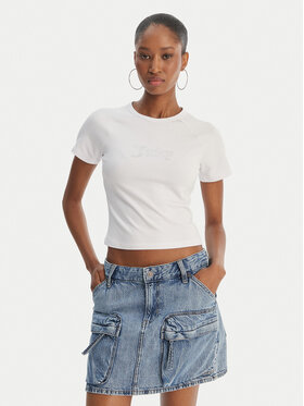 Juicy Couture Juicy Couture Camiseta Baby JCWCT126317 Blanco Slim Fit