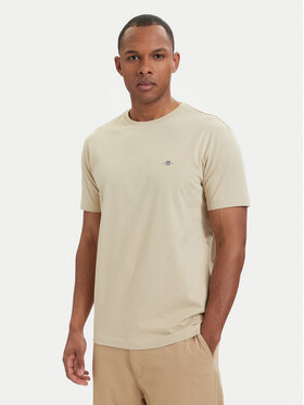 Gant Gant Camiseta Shield  2003184 Beis Regular Fit