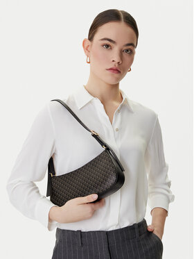 Calvin Klein Torebka Calvin Klein Emblem Aop Small Shoulder Bag LV04F3324G Czarny