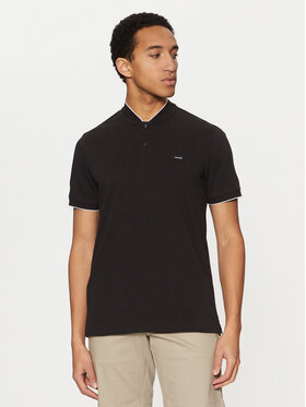 Calvin Klein Calvin Klein Polo marškinėliai K10K114139 Juoda Regular Fit