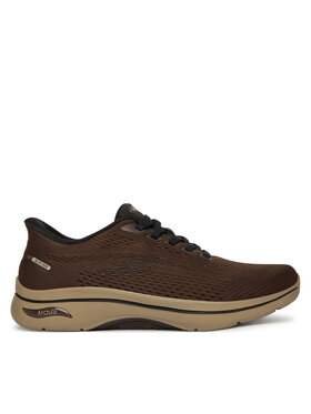 Skechers Sneakersy Skechers Go Walk Arch Fit 2.0 - Percy 216812 Brązowy ciemny