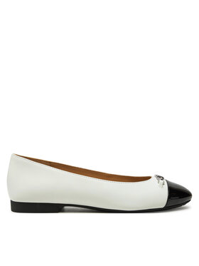 MICHAEL Michael Kors Balerīnas MICHAEL Michael Kors Rebecca Flex Ballet 40F4RBFP1L Balts