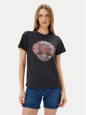 Wrangler Wrangler Футболка Graphic 112362563 Чорний Regular Fit