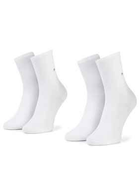 Tommy Hilfiger Κάλτσες μακριές Tommy Hilfiger 371221 Λευκό