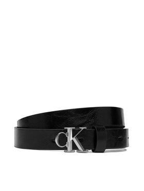 Calvin Klein Diržas Calvin Klein Ck Buckle Glossy Strap 25M LV04F7122G Juoda
