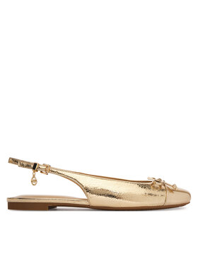 MICHAEL Michael Kors Балетки MICHAEL Michael Kors Piper Sling 40S6PIFP1M Золотий