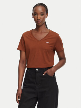 HUGO HUGO Camiseta Classic 50513667 Marrón Slim Fit