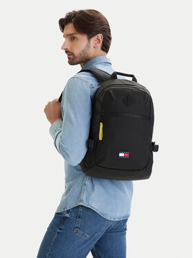 Tommy Jeans Раница Tommy Jeans Tjm Daily Elevated Backpack AM0AM14217 Черен