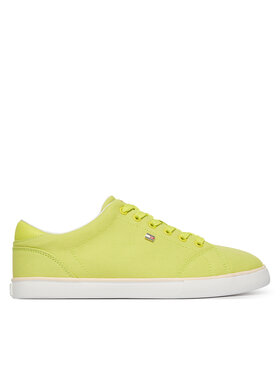 Tommy Hilfiger Teniși Tommy Hilfiger Th Low Profile Vulc Canvas FW0FW09102 Galben