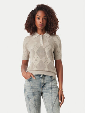 Guess Guess Polo W6YR17 Z0958 Beis Regular Fit