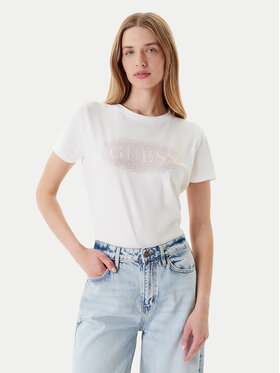 Guess Guess Póló V5YI08 J1314 Fehér Regular Fit