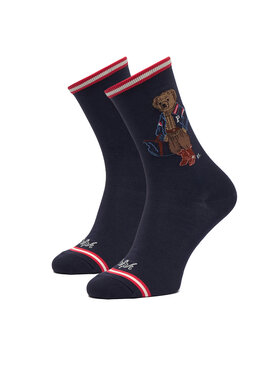 Polo Ralph Lauren Șosete lungi Polo Ralph Lauren 455P18191001 Bleumarin