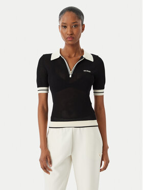 Guess Guess Polo V6GR04 Z0725 Μαύρο Regular Fit