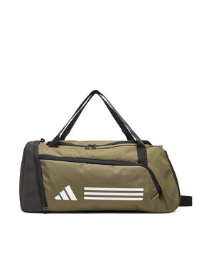 adidas Torba adidas Essentials 3-Stripes Duffel Bag Small IZ1907 Kaki