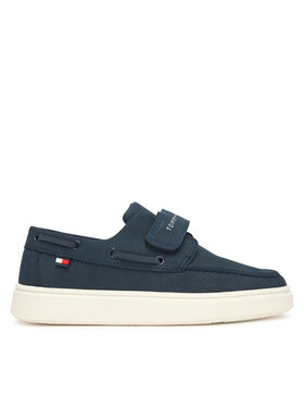 Tommy Hilfiger Обувки Tommy Hilfiger Low Cut Velcro T1B4-34340-0315 S Тъмносин