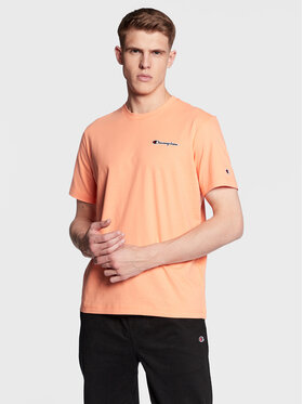 Champion Champion Póló Small Script Logo Embroidery 218006 Narancssárga Regular Fit