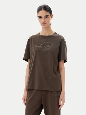 EA7 Emporio Armani EA7 Emporio Armani Футболка 7W000098 AF12503 U6139 Коричневий Loose Fit