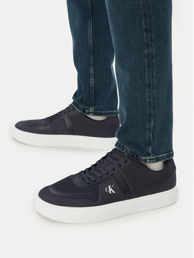 Calvin Klein Αθλητικά Calvin Klein Classic Cups Laceup Knit HM0HM02130 Σκούρο μπλε