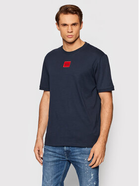 HUGO Hugo Футболка Diragolino212 50447978 Cиній Regular Fit