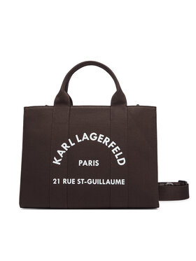 KARL LAGERFELD Ročna torba KARL LAGERFELD A1W50010 Rjava