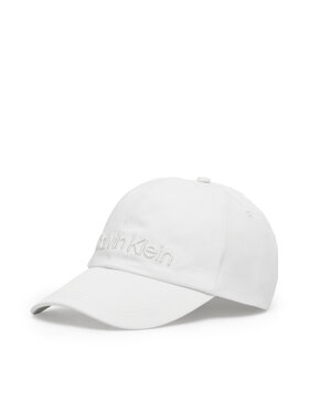 Calvin Klein Kepurė su snapeliu Calvin Klein K50K505737 Balta