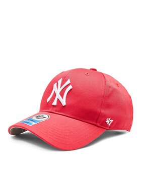 47 Brand Καπέλο Jockey 47 Brand MLB New York Yankees Raised Basic '47 MVP B-RAC17CTP-BE Ροζ