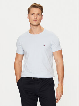 Tommy Hilfiger Tommy Hilfiger Camiseta MW0MW10800 Celeste Slim Fit