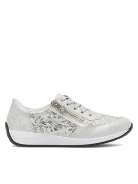 Rieker Pantofi Rieker N1112-80 Argintiu