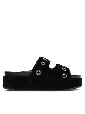 Inuikii Шльопанці Inuikii Suede Studs 70103-153 Чорний