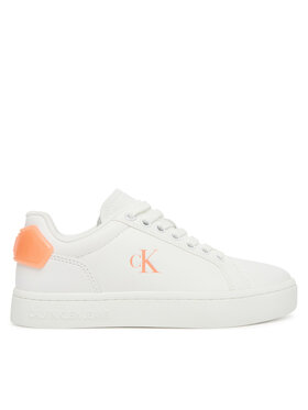 Calvin Klein Jeans Αθλητικά Calvin Klein Jeans Classic Cupsole Ru Patch Lth Wn YW0YW01845 Λευκό