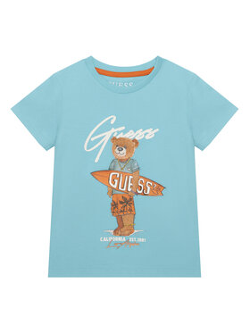 Guess Guess Camiseta N6GI04 K8HM4 Azul Regular Fit