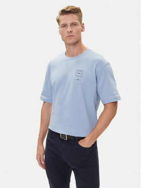 BOSS BOSS Camiseta Te_Voyage 50546370 Azul Relaxed Fit