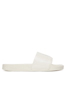 Tommy Jeans Παντόφλες Tommy Jeans Flag Pool Slide Patent EN0EN02901 Λευκό