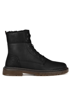Rieker Schnürschuhe Rieker 31602-00 Schwarz
