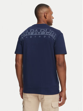 Napapijri Napapijri Camiseta Yourte NP0A8AU2 Azul marino Relaxed Fit